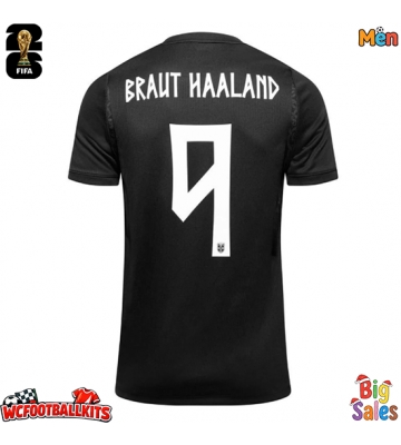 Norway Erling Haaland #9 Replica Away Stadium Shirt World Cup 2026 Short Sleeve